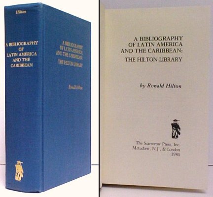 Image for Bibliography of Latin America : The Hilton Library Bibliography of Latin America : The Hilton Library