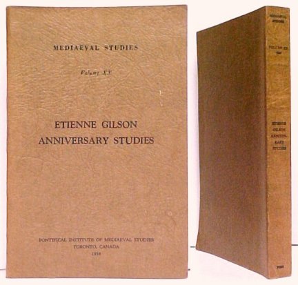 Etienne Gilson Anniversary Studies