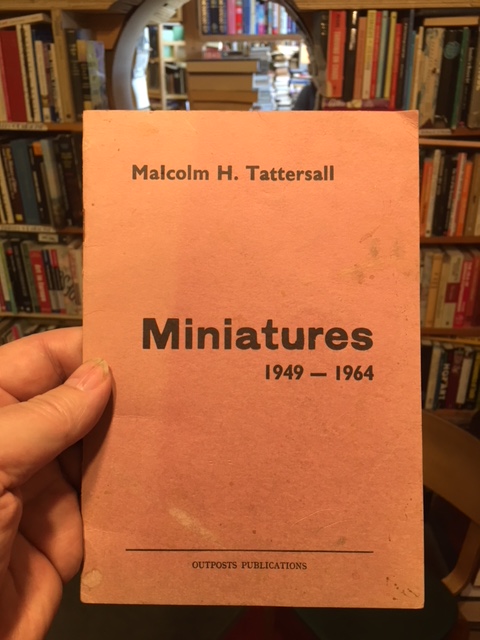 Miniatures 1949-1964. First Edition, Signed