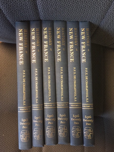 History and General Description of New France. 6 volume set, Reprint