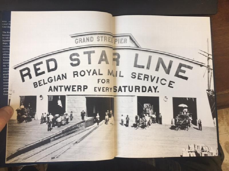 The Red Star Line and International Mercantile Marine Company. First Edition in dust jacket.