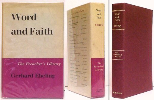 Image for Word and Faith. 1st English ed in dj Word and Faith. 1st English ed in dj