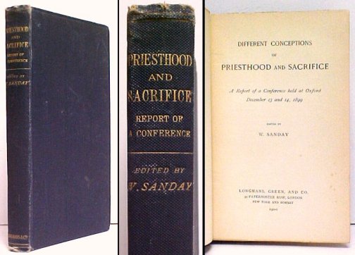 Different Conceptions of Priesthood and Sacrifice