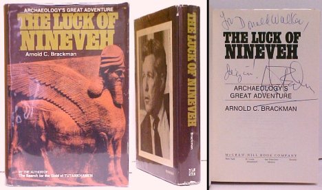 Luck of Nineveh: Archaeology's Great Adventure. 1st US in dj. signed