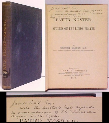 Image for Pater Noster : Studies of the Lord's Prayer. inscribed Pater Noster : Studies of the Lord's Prayer. inscribed