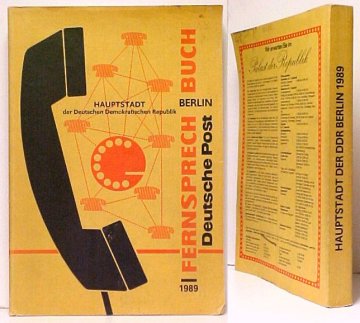 Fernsprechbuch fr die Hauptstadt der Deutschen Demokratischen Republik : Berlin Ausgabe 1989