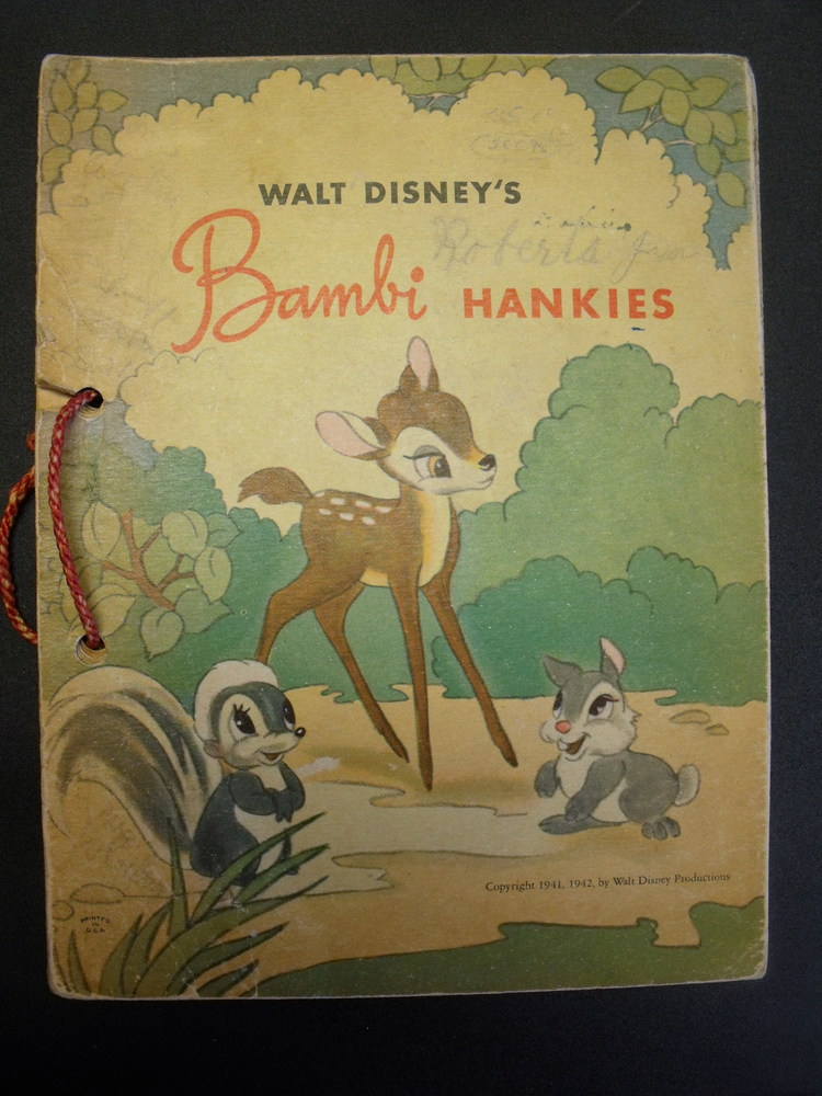 Walt Disney's Bambi Hankies. (missing hankies)