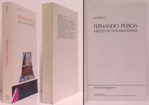 Image for Fernando Pessoa : Esboo de Uma Bibliografia Fernando Pessoa : Esboo de Uma Bibliografia