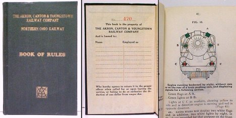 Image for Akron, Canton & Youngstown Railway Company : Northern Ohio Railway : Rules and Regulations for the Government of the Operating Department