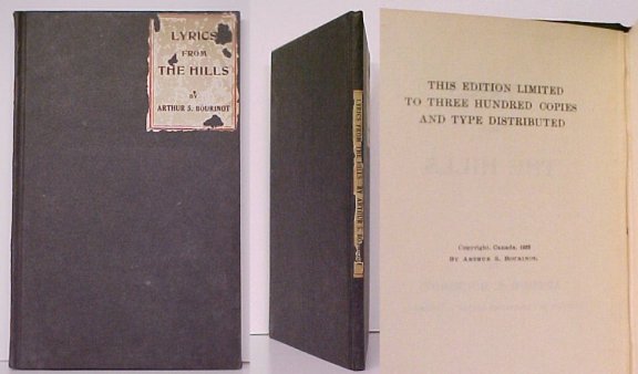 Image for Lyrics from the Hills. First Edition, Limited Lyrics from the Hills. First Edition, Limited