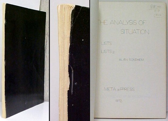 The Analysis of Situation : Lists - Lists 2