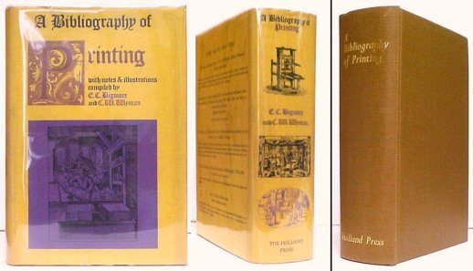 Bibliography of Printing. ltd ed. reprint in dj 3 vols in 1