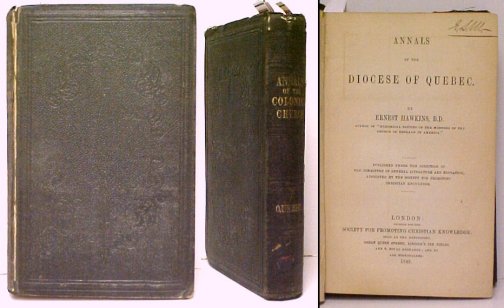 Annals of the Diocese of Quebec.