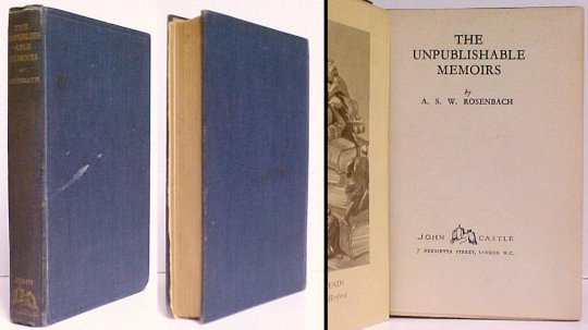 Image for The Unpublishable Memoirs. The Unpublishable Memoirs.