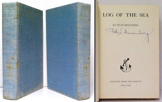 Image for Log of the Sea. First Edition, Signed by author Log of the Sea. First Edition, Signed by author