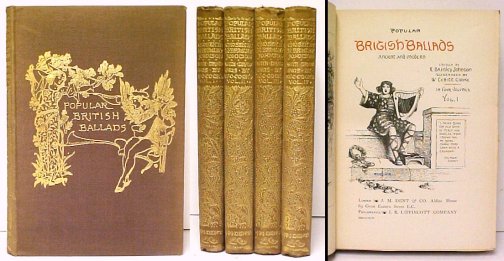 Image for Popular British Ballads, Ancient and Modern. 4 vols Popular British Ballads, Ancient and Modern. 4 vols