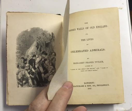 Image for Wooden Walls of Old England, or, the Lives of Celebrated Admirals. First Edition