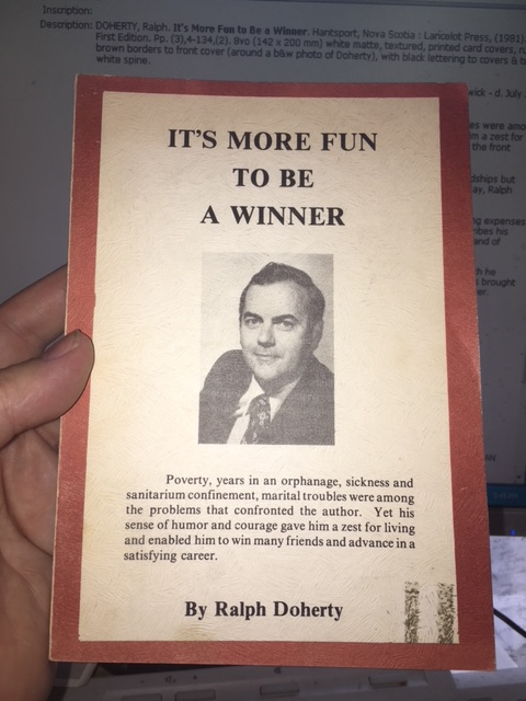 Image for It's More Fun to Be a Winner. First Edition, Signed It's More Fun to Be a Winner. First Edition, Signed
