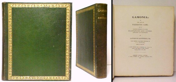 Gamonia : or, The Art of Preserving Game. ltd ed reprint