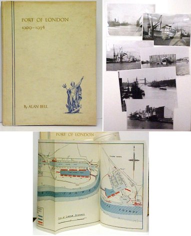 Image for Port of London 1909-1934.  white paper covered boards 