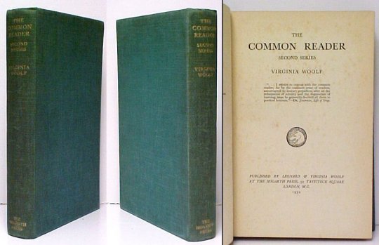 Image for Common Reader : Second Series. 1st UK no dj