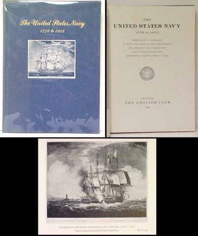 Image for United States Navy, 1776 to 1815. in glassine dj.