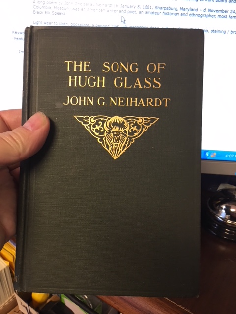The Song of Hugh Glass. First Edition