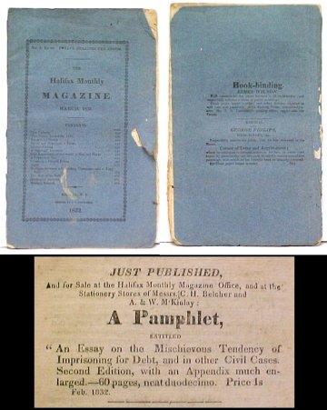 Halifax Monthly Magazine. Vol.2. No.10. March, 1832