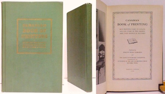 Image for Canadian Book of Printing. cloth Canadian Book of Printing. cloth