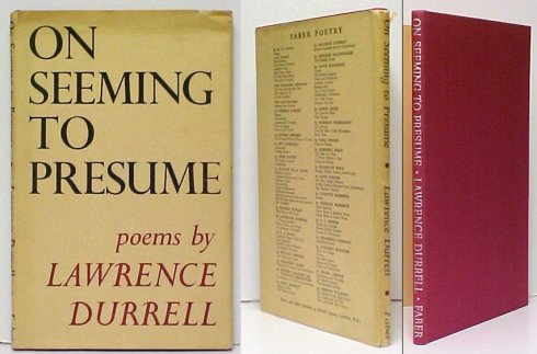 Image for On Seeming to Presume. 1st UK in dj On Seeming to Presume. 1st UK in dj