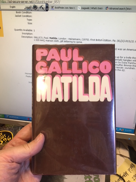 Image for Matilda. First British Edition in dustjacket Matilda. First British Edition in dustjacket
