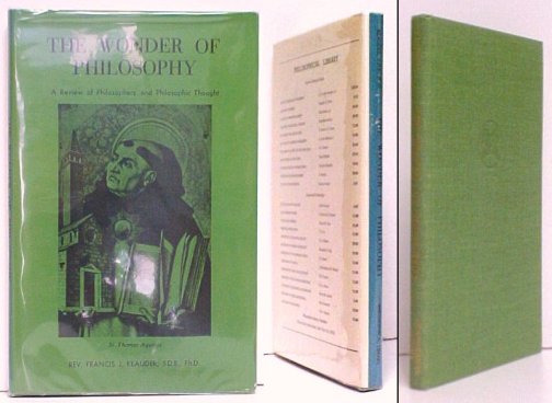 Image for Wonder of Philosophy. signed in dj. Wonder of Philosophy. signed in dj.