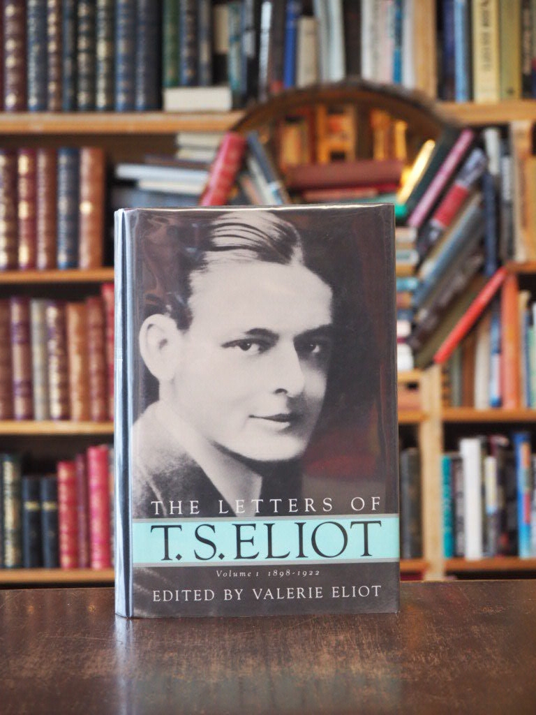 Letters of T.S. Eliot. Vol I. 1898 - 1922. 1st US in dj