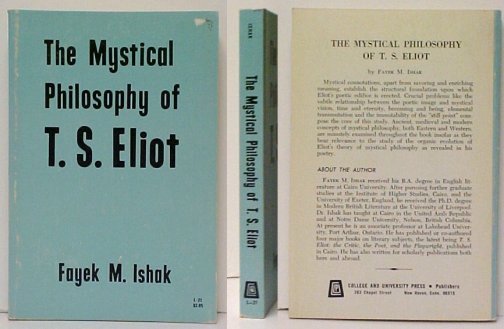 Mystical Philosophy of T. S. Eliot Image for Mystical Philosophy of T. S. Eliot