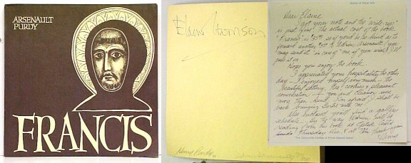 Francis. First Edition, double signed, ltd, asl