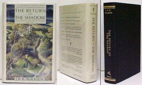 Image for Return of the Shadow : The History of The Lord of the Rings, Part One. in dj