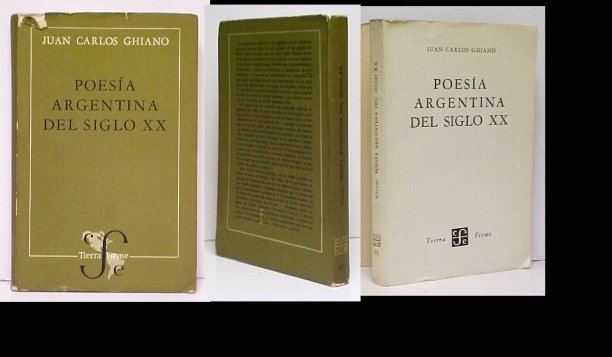 Image for Poesa Argentina del Siglo XX. 1st pr pbk in dj. Poesa Argentina del Siglo XX. 1st pr pbk in dj.