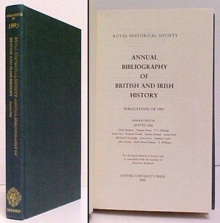 Image for Annual Bibliography of British and Irish History : Publications of 1995