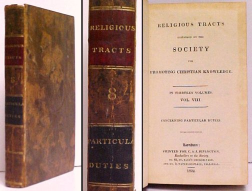 Religious Tracts dispersed by the Society for Promoting of Christian Knowledge, Vol. VIII only