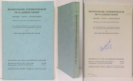 Medizinische Anthropologie im 19. Jahrhundert : Mensch - Natur - Gesellschaft