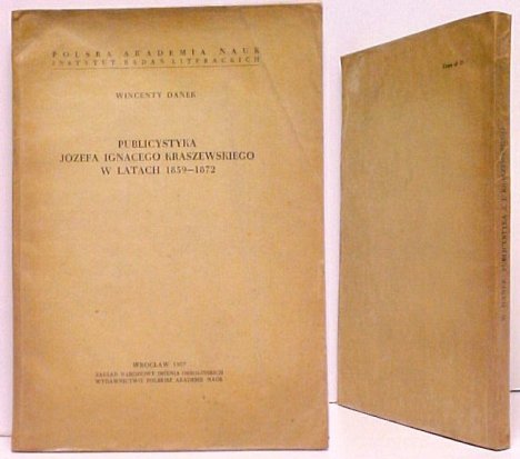 Image for Publicystyka Józefa Ignacego Kraszewskiego w Latach, 1859-1872