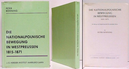 Die Nationalpolnische Bewegung in Westpreussen, 1815-1871