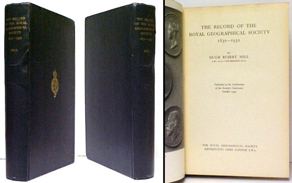 Record of the Royal Geographical Society, 1830-1930
