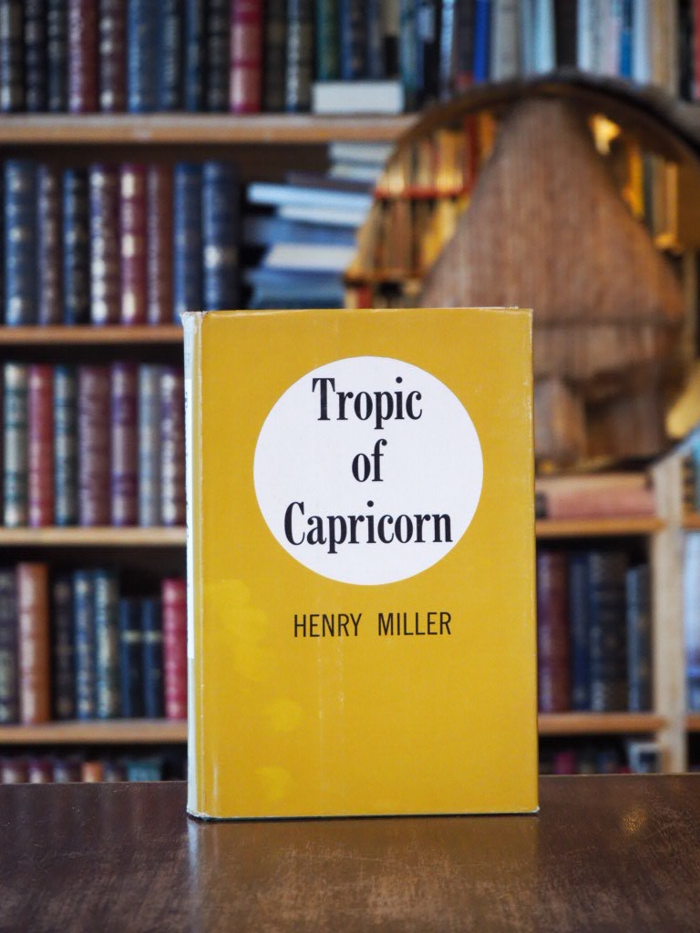 Tropic of Capricorn. 1st Grove Press Edition in dustjacket.