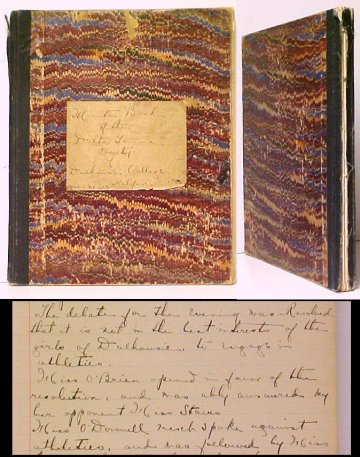 Image for Minute Book of the Delta Gamma Society of Dalhousie College, 1900, '01, '02 Minute Book of the Delta Gamma Society of Dalhousie College, 1900, '01, '02