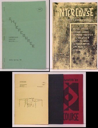 Intercourse : Contemporary Canadian Writing, Nos. 1-3,4?, 5 Image for Intercourse : Contemporary Canadian Writing, Nos. 1-3,4?, 5