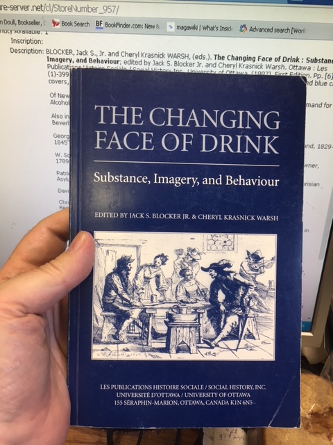 Image for Changing Face of Drink : Substance, Imagery, and Behaviour. First Edition