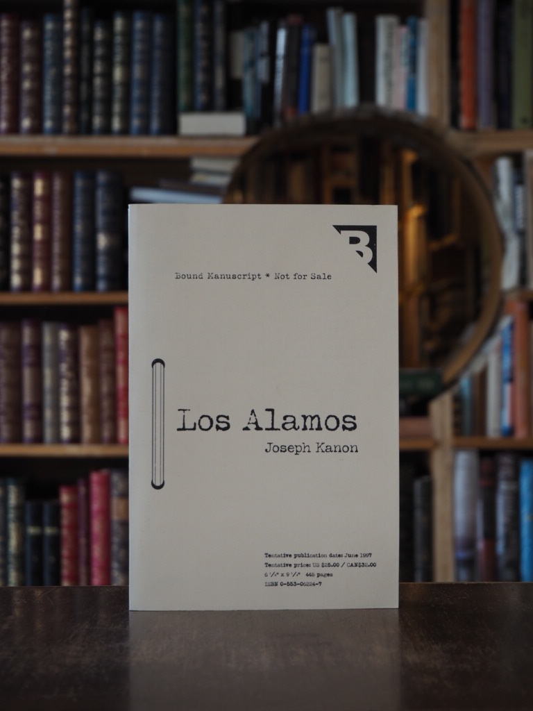 Los Alamos. bound manuscript copy.