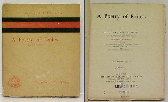 Image for Poetry of Exiles. inscribed and signed, 2nd ed. Poetry of Exiles. inscribed and signed, 2nd ed.