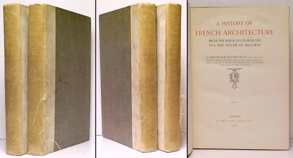 Image for History of French Architecture from the Reign of Charles VIII till the Death of Mazarin. 2 vols History of French Architecture from the Reign of Charles VIII till the Death of Mazarin. 2 vols